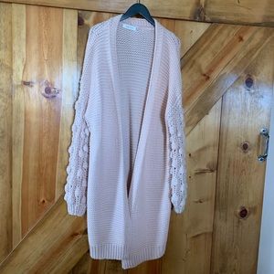 Simply Couture chunky Knit Blush Pink Sweater